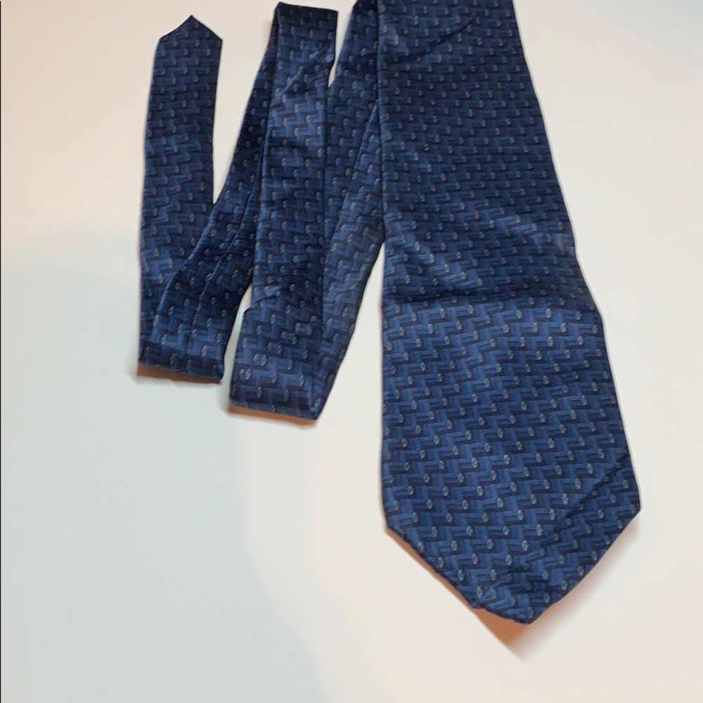 Savile Row Blue Diamond patterned Tie